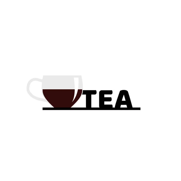 Glas Mit Heißem Aromatischen Tee Auf Weißem Hintergrund — Stockfoto