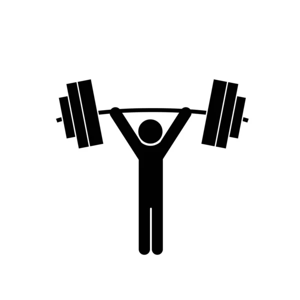 Workout Line Icon Symbol Sport Exercise — Stock Photo, Image