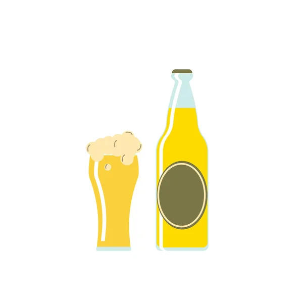Trinkgläser Mit Bier Drink Design — Stockfoto