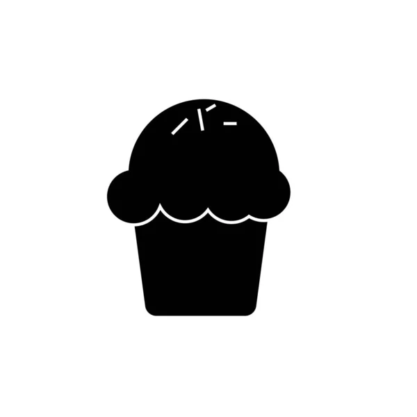 Muffin Icono Ilustración Sobre Fondo Blanco — Foto de Stock