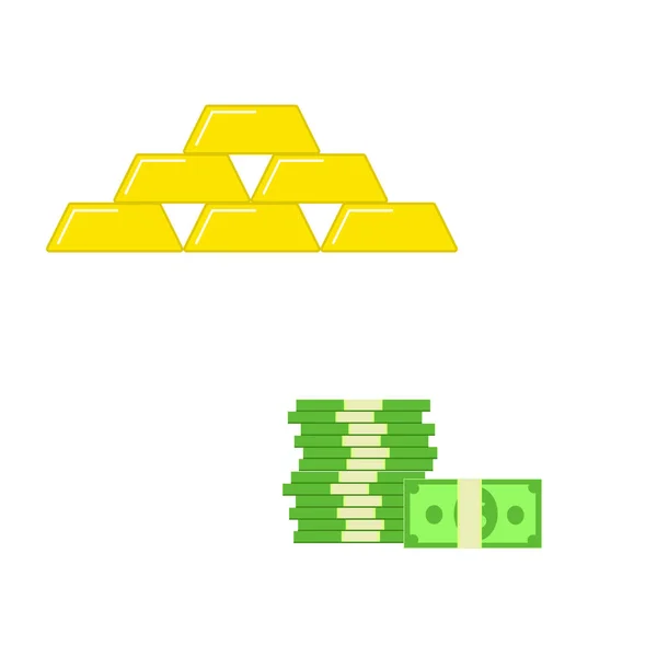 Concept Big Money Big Pile Cash Hundreds Dollars — Stock Photo, Image