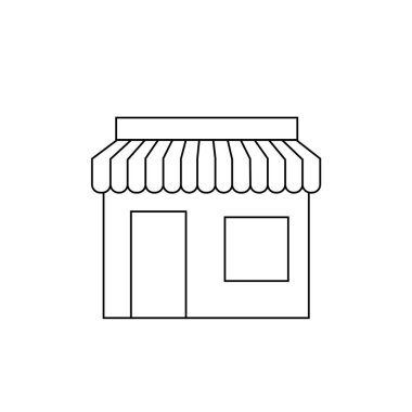 Alışveriş sepeti simgesi, düz tasarım en iyi simge