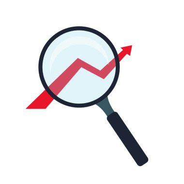 ok istatistikleri büyüteç çizgisi ve doldurma biçimi 