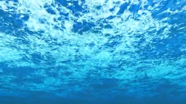 Rozmazané světla pod vodou — Stock video