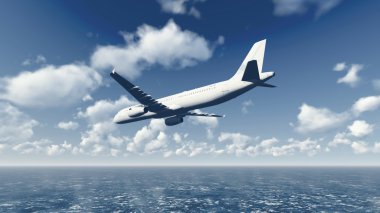 Okyanus üzerinde 5 uçak uçar