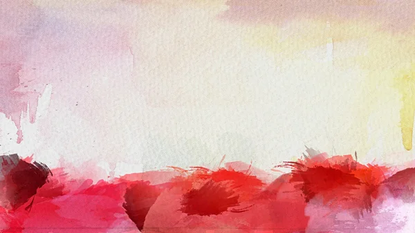 Abstract red watercolor background — Stock Photo, Image