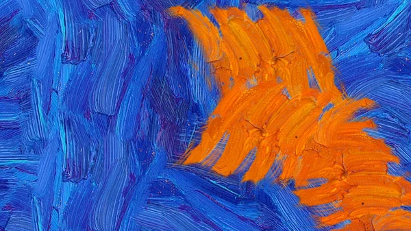 Kleurrijke abstracte olieverfschilderij close-up — Stockfoto