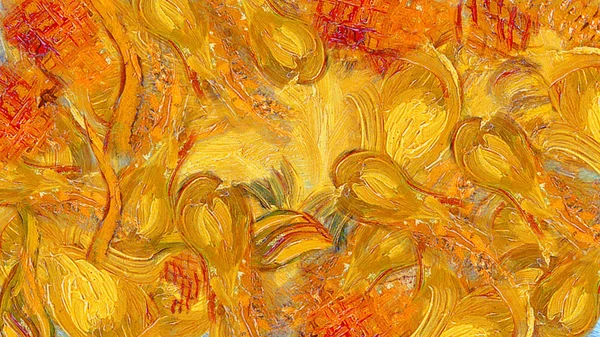 Abstrakcyjny obraz olejny tło — Zdjęcie stockowe