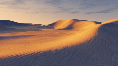 Zaman closeup akşamlar, Sandy tepeleri