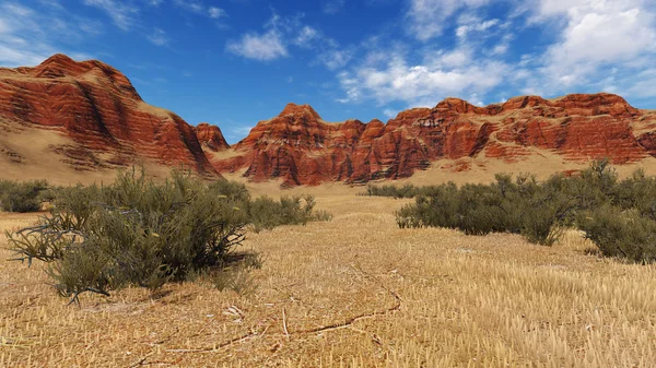 Daytime canyon landscape — Stok fotoğraf