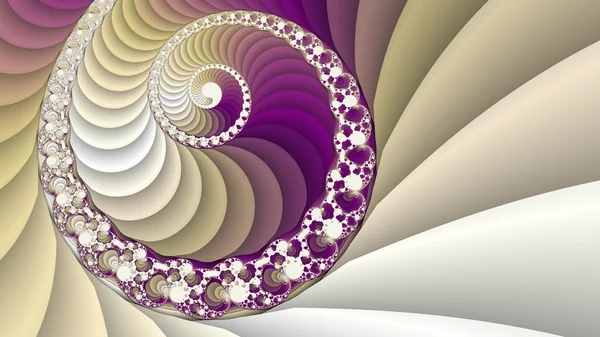 Fraktale Spirale Hintergrund — Stockfoto