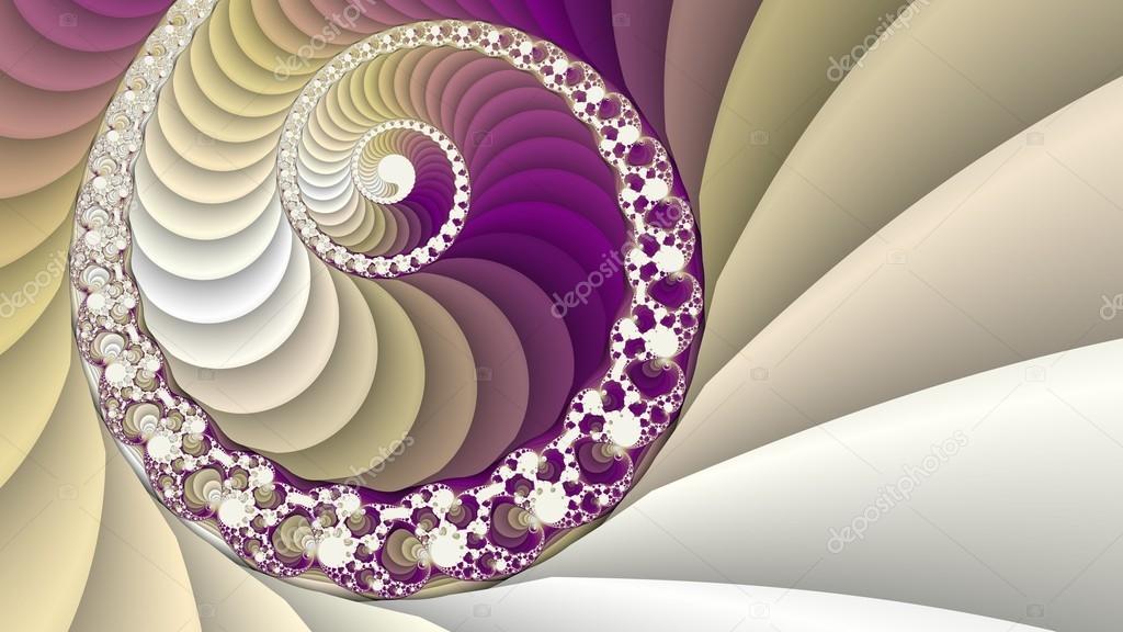 Fractal spiral background