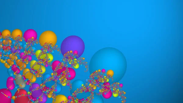 Fundo fractal abstrato científico colorido — Fotografia de Stock