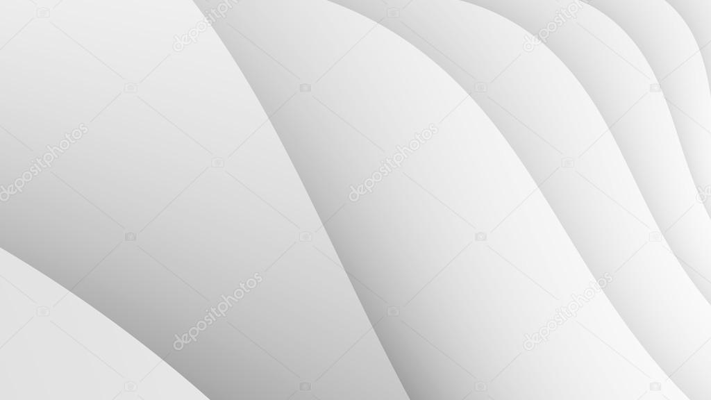 Simple white waves fractal background