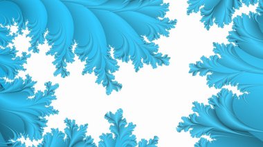 Beyaz oyma arka plan üzerinde mavi