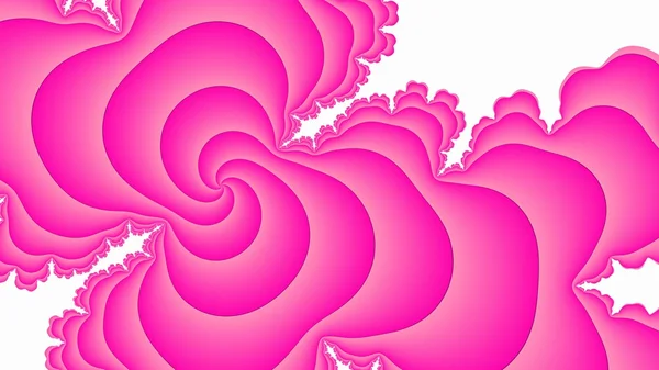Фантастический розовый фрактальный фон — стоковое фото