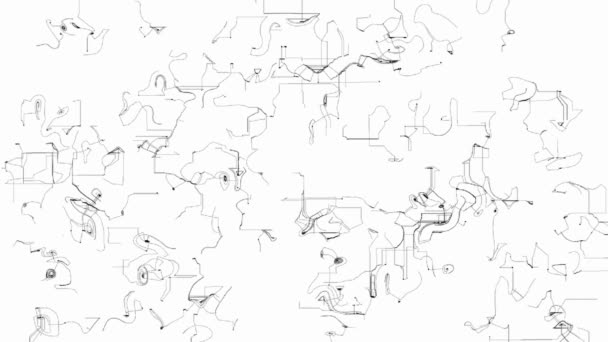 Elle çizilmiş animasyonlu arka plan doodles — Stok video