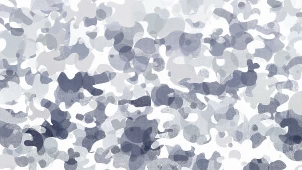 Animated gray camouflage background — Stock Video