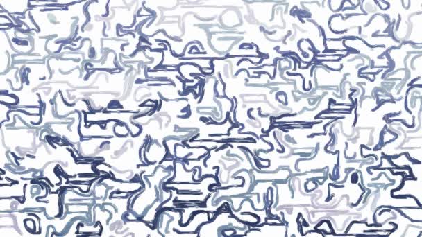 Animación fondo camuflaje azul marino — Vídeos de Stock