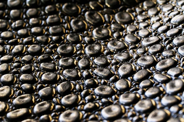 Textura Couro Preto Desfocado Fundo Borrão Fundo Abstrato Textura Tecido — Fotografia de Stock