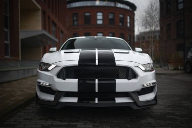White Ford Mustang GT