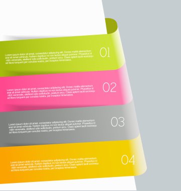 İş, eğitim için Infographics şablon