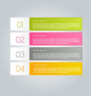 İş, eğitim için Infographics şablon