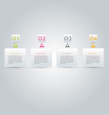 İş, eğitim için Infographics şablon