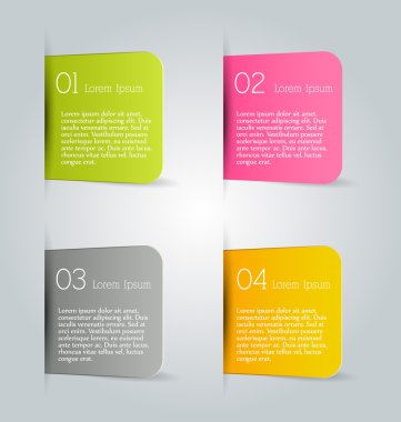 İş, eğitim için Infographics şablon