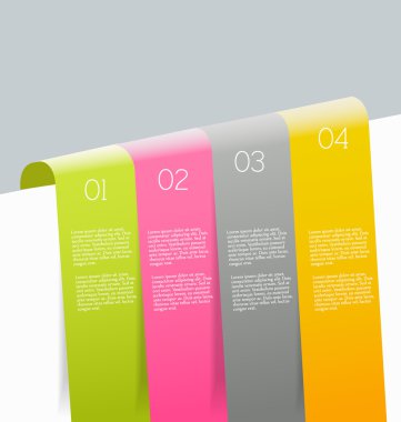 İş, eğitim için Infographics şablon