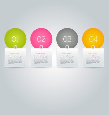 İş, eğitim için Infographics şablon