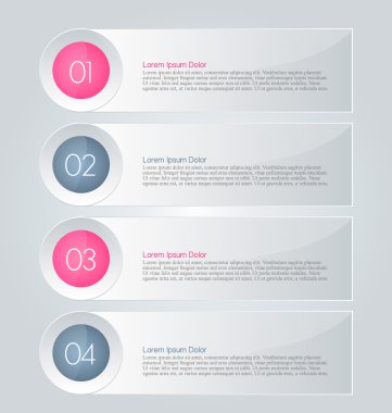 İş, eğitim için Infographics şablon