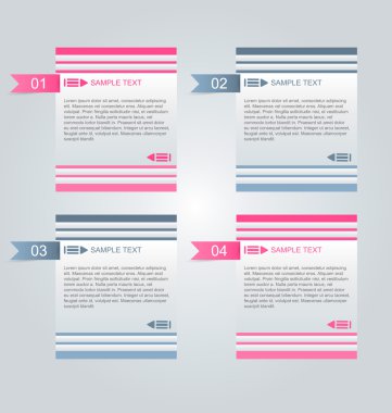 İş, eğitim için Infographics şablon