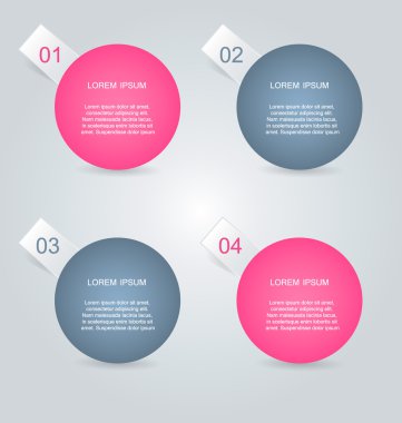 İş, eğitim için Infographics şablon