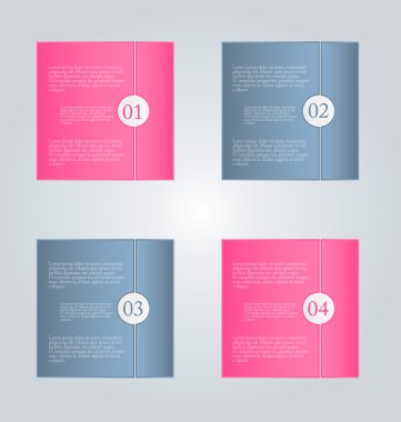 İş, eğitim için Infographics şablon