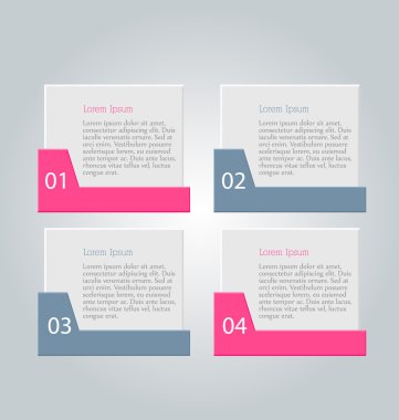 İş, eğitim için Infographics şablon