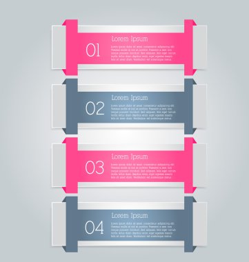 İş, eğitim için Infographics şablon