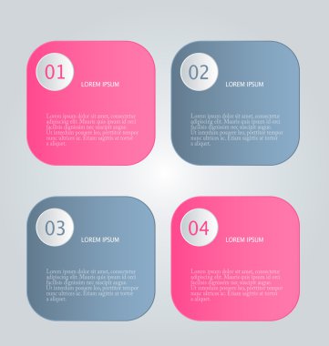 İş, eğitim için Infographics şablon