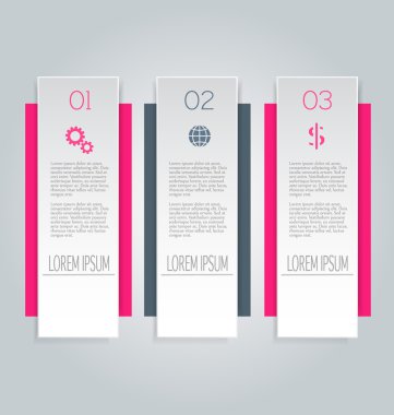 İş, eğitim için Infographics şablon