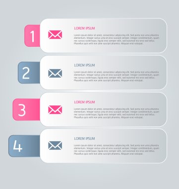 İş, eğitim için Infographics şablon