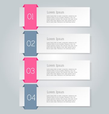 İş, eğitim için Infographics şablon