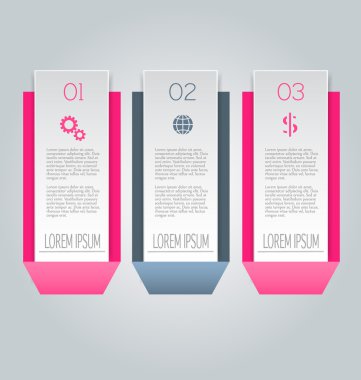 İş, eğitim için Infographics şablon