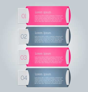 İş, eğitim için Infographics şablon