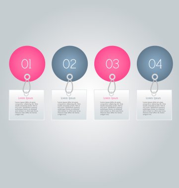 İş, eğitim için Infographics şablon