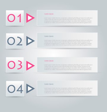 İş, eğitim için Infographics şablon