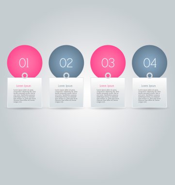 İş, eğitim için Infographics şablon