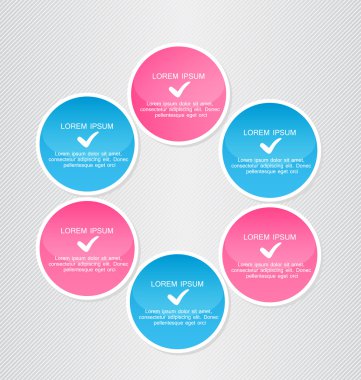 İş, eğitim için Infographics şablon