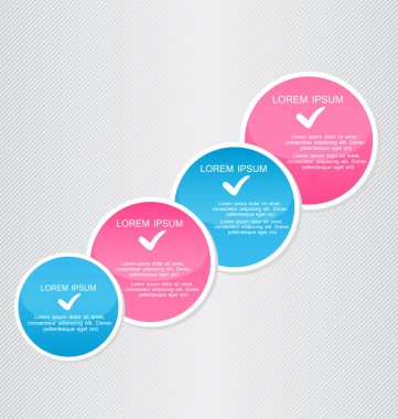 İş, eğitim için Infographics şablon