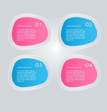 İş, eğitim için Infographics şablon