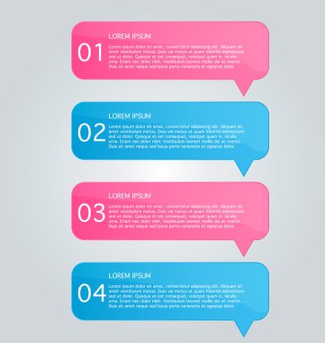 İş, eğitim için Infographics şablon